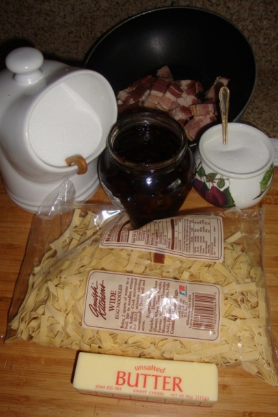 Abovské rezance so slivkovým lekvárom a škvarkami (fotorecept) - obrázok 1