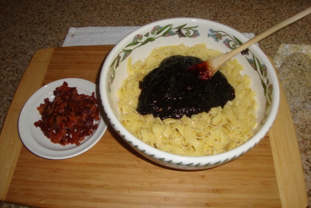 Abovské rezance so slivkovým lekvárom a škvarkami (fotorecept) - obrázok 4