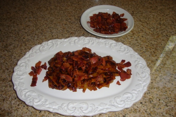 Abovské rezance so slivkovým lekvárom a škvarkami (fotorecept) - obrázok 5