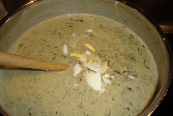 Dusený šťavel v bešamelovej omáčke – vyšperkovaný (fotorecept) - obrázok 13