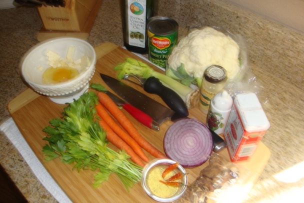 Karfiolová polievka  kombinovaná  (fotorecept) - obrázok 1