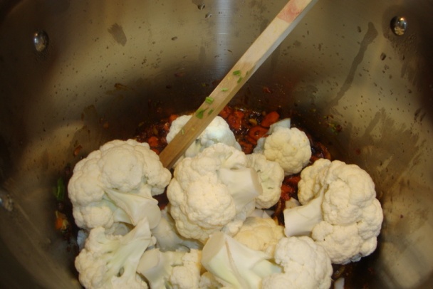 Karfiolová polievka  kombinovaná  (fotorecept) - obrázok 4