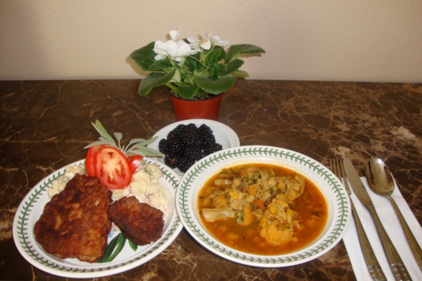 Karfiolová polievka  kombinovaná  (fotorecept) - obrázok 8