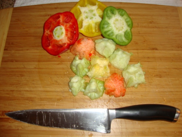 Šťavnaté trojfarebné jaderníky paprík na raňajky (fotorecept) - obrázok 2