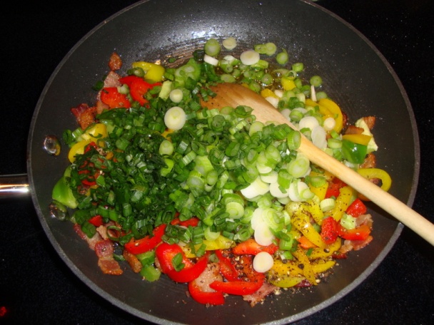 Šťavnaté trojfarebné jaderníky paprík na raňajky (fotorecept) - obrázok 4