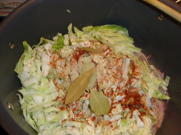 Paradajková kapusta zahustená sladkým zemiakom (fotorecept) - obrázok 3