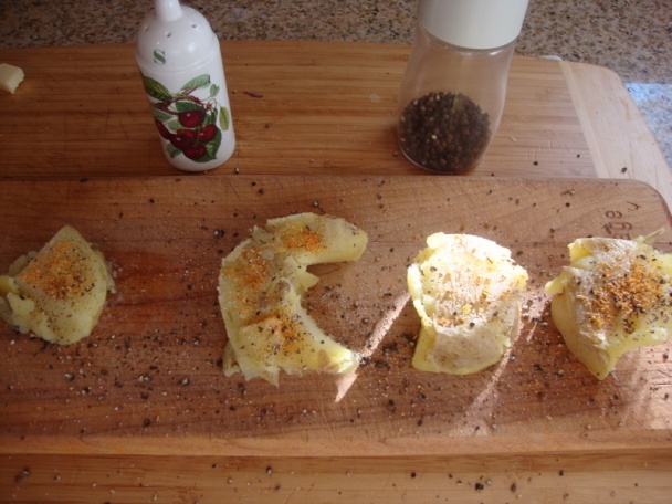 Rozšliapance, vareno-pečené zemiaky, príloha k divine  (fotorecept) - obrázok 3