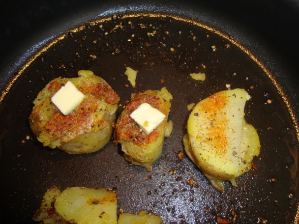 Rozšliapance, vareno-pečené zemiaky, príloha k divine  (fotorecept) - obrázok 5