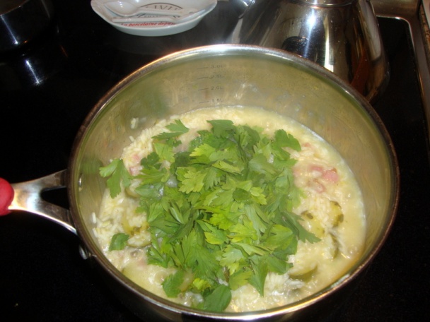 Rizoto s mladými cuketami a  šunkovou salámou (fotorecept) - obrázok 7