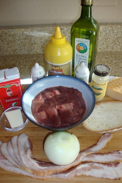 Kuracia pečeň v nalešníku na dusenej kapuste (fotorecept) - obrázok 1