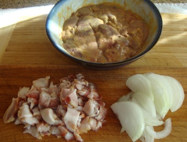 Kuracia pečeň v nalešníku na dusenej kapuste (fotorecept) - obrázok 3