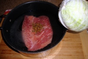 Hovädzie z hrudníka so sladkou kapustou (fotorecept) - obrázok 1