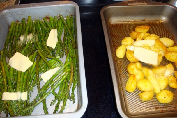 Sviečkovica so špargľou a pečenými zemiakmi (fotorecept) - obrázok 8