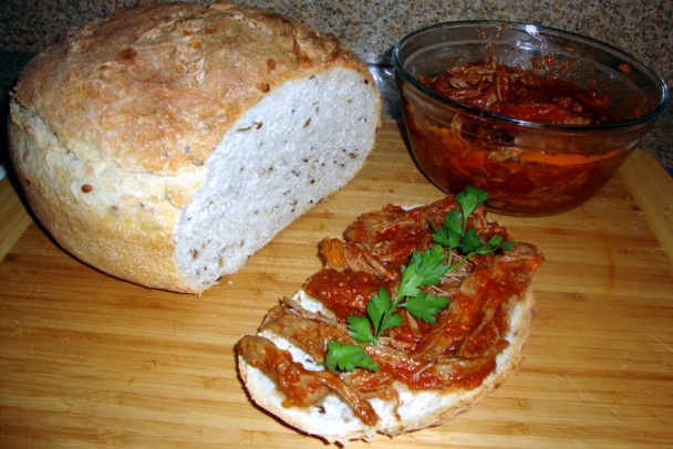 Doma pečený chlieb ku šťavnatej hovädzej špičke (fotorecept) - obrázok 8