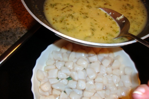 Gratinované hrebenatky malé (fotorecept) - obrázok 9