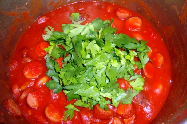 Lahodná fazuľa s párkom (fotorecept) - obrázok 5