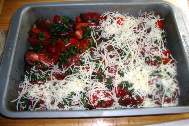 Gratinované paradajky s bazaličkou voňavou (fotorecept) - obrázok 11