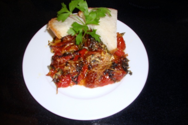 Gratinované paradajky s bazaličkou voňavou (fotorecept) - obrázok 13