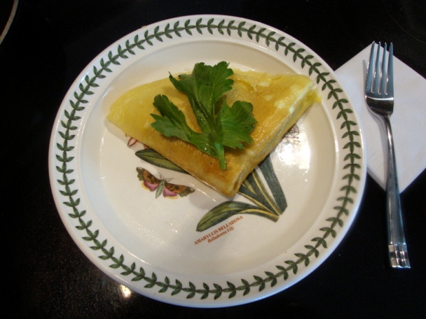 Omeleta – ako hodváb - s jadrovníkmi na šalotke (fotorecept) - obrázok 9