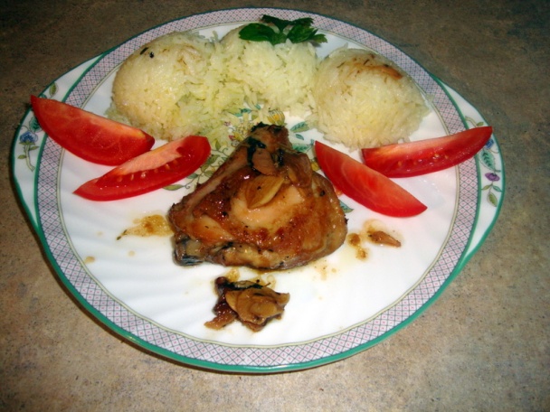 Kuracie stehná s cesnakom na tymiane a sherry (fotorecept) - obrázok 5