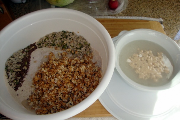 Chlieb s vločkami piatich druhov (fotorecept) - obrázok 3