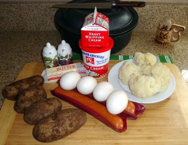 Skladané zemiaky v kombinácii s karfiolom (fotorecept) - obrázok 1