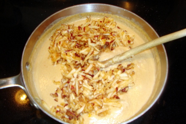 Krupica s karamelom a strúhaným jablkom (fotorecept) - obrázok 6