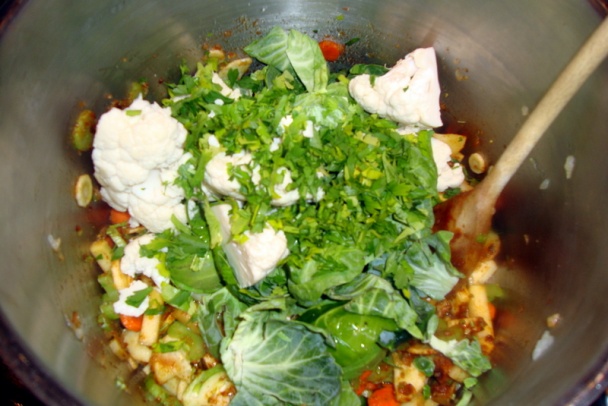 Zeleninová polievka s kosťou zo šunky (fotorecept) - obrázok 4