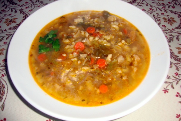 Zeleninová polievka s kosťou zo šunky (fotorecept) - obrázok 8