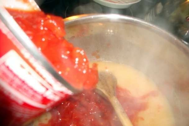 Paradajková polievka špeciál po mojom (fotorecept) - obrázok 4