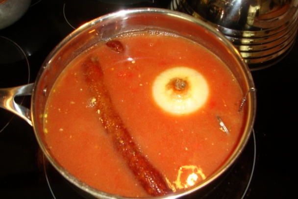 Paradajková polievka špeciál po mojom (fotorecept) - obrázok 6