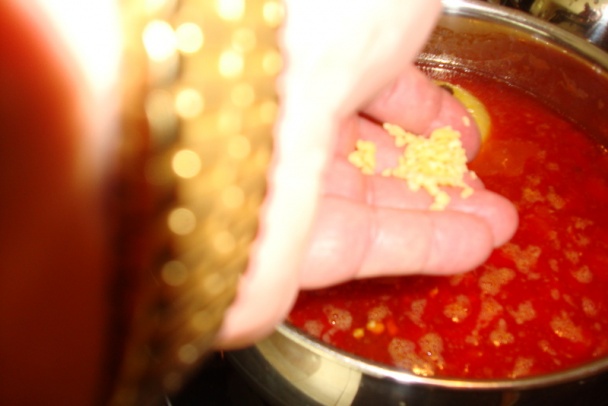 Paradajková polievka špeciál po mojom (fotorecept) - obrázok 8