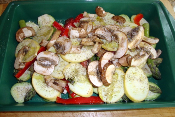 Mafiny s oštiepkom a zeleninovou prílohou (fotorecept) - obrázok 7