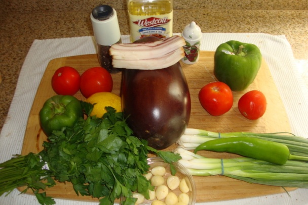 Baklažánová nátierka s pečenou paprikou (fotorecept) - obrázok 1