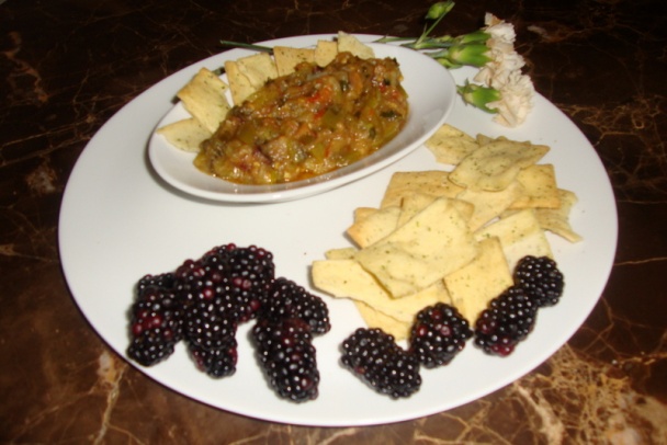 Baklažánová nátierka s pečenou paprikou (fotorecept) - obrázok 14