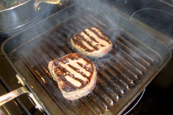 Hovädzí steak s arugulla a radicchio šalátom (fotorecept) - obrázok 3