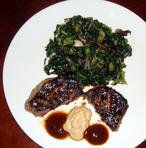 Hovädzí steak s arugulla a radicchio šalátom (fotorecept) - obrázok 4