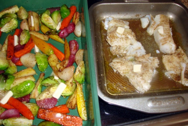 Pečená koreňová zelenina k treske (fotorecept) - obrázok 5