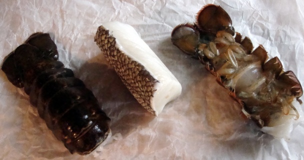 Pečené chvosty homára s romain šalátom (fotorecept) - obrázok 5