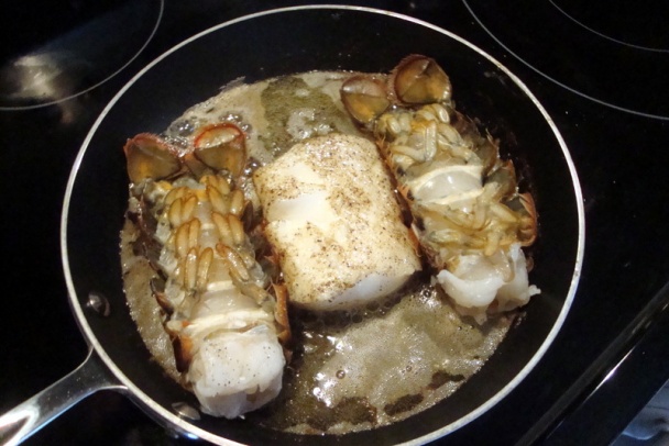 Pečené chvosty homára s romain šalátom (fotorecept) - obrázok 7