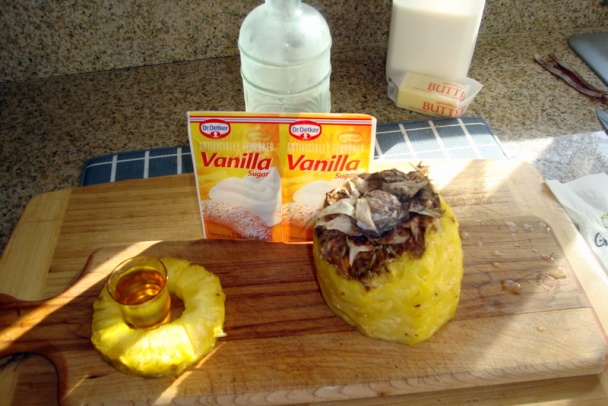 Kuracia pečeň s drienkovicou a restovaným ananásom (fotorecept) - obrázok 6