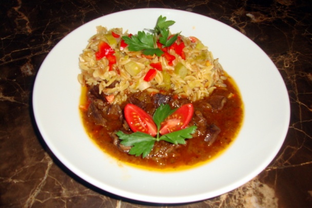 Slovenská ryža (orzo) s jadrovníkmi a špargľou (fotorecept) - obrázok 8