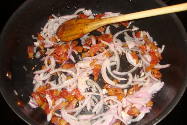 Perkelt z kuracích srdiečok na čerstvom leči (fotorecept) - obrázok 3