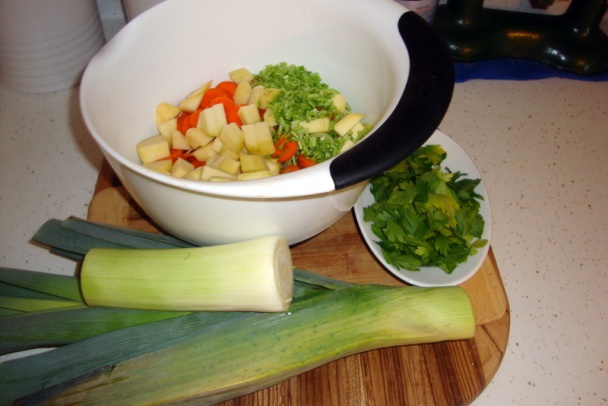 Krémová polievka zo zeleniny à la Mode de Tours (fotorecept) - obrázok 2