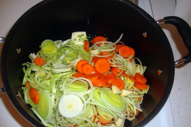 Krémová polievka zo zeleniny à la Mode de Tours (fotorecept) - obrázok 3