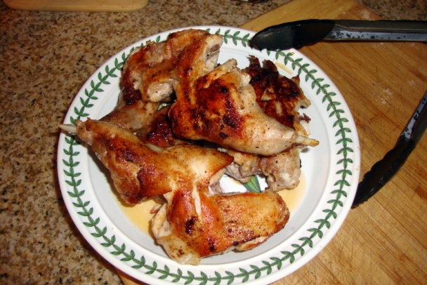 Králičie stehná s omáčkou z čiernych ríbezlí a tekvicou (fotorecept) - obrázok 1