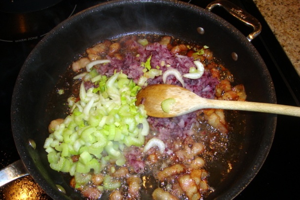 Králičie stehná s omáčkou z čiernych ríbezlí a tekvicou (fotorecept) - obrázok 2