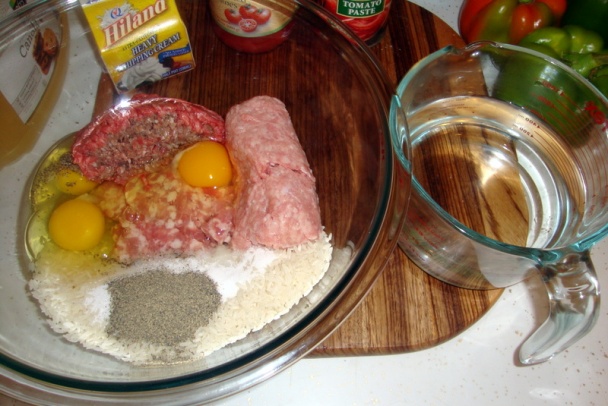 Plnená paprika trojmäsová, sťa letná lahôdka (fotorecept) - obrázok 2