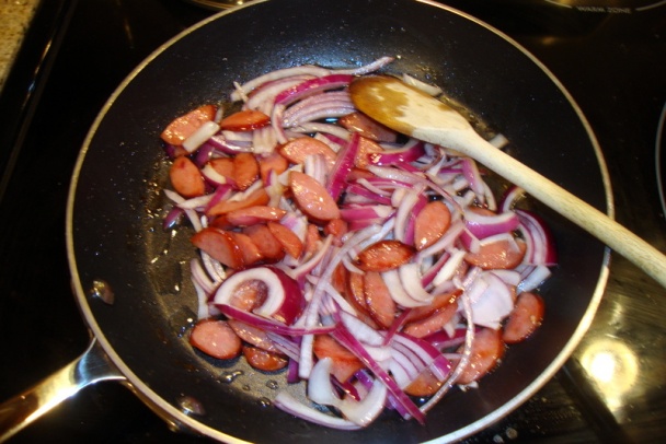 Jadrovníky paprík s klobásou, raňajky na vidličku (fotorecept) - obrázok 1