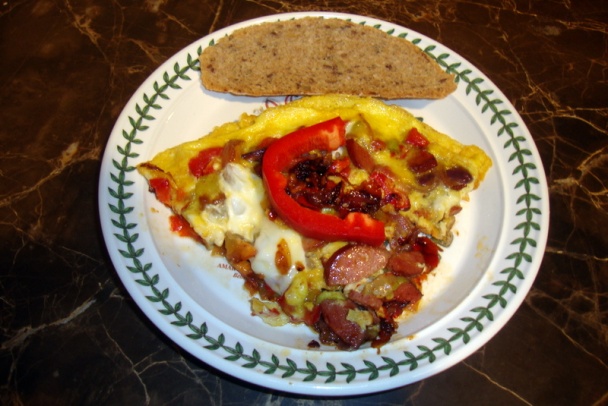 Jadrovníky paprík s klobásou, raňajky na vidličku (fotorecept) - obrázok 9